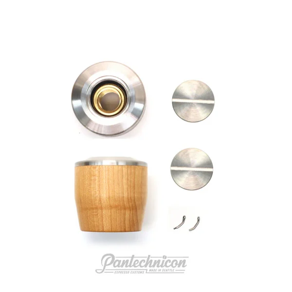 LA MARZOCCO LINEA MINI 1 STEAM KNOBS SILVER AND ROSE WOOD