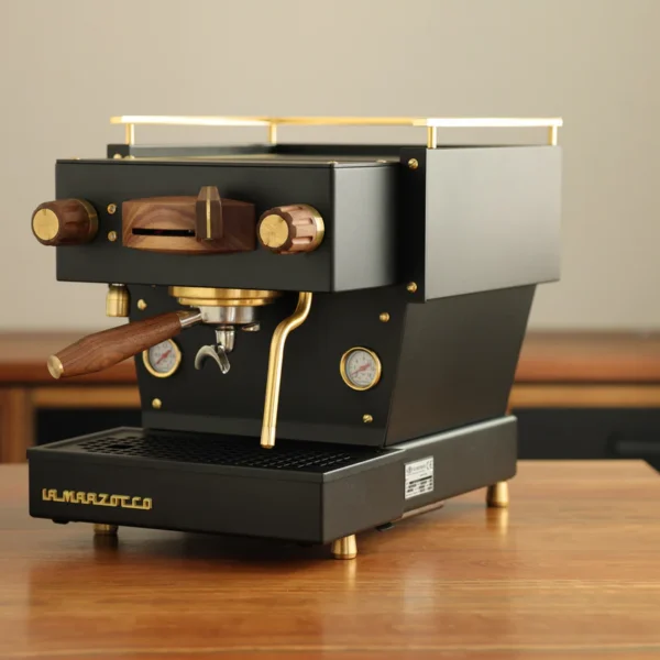 LA MARZOCCO LINEA MINI 1 PADDLE BRASS AND ROSE WOOD