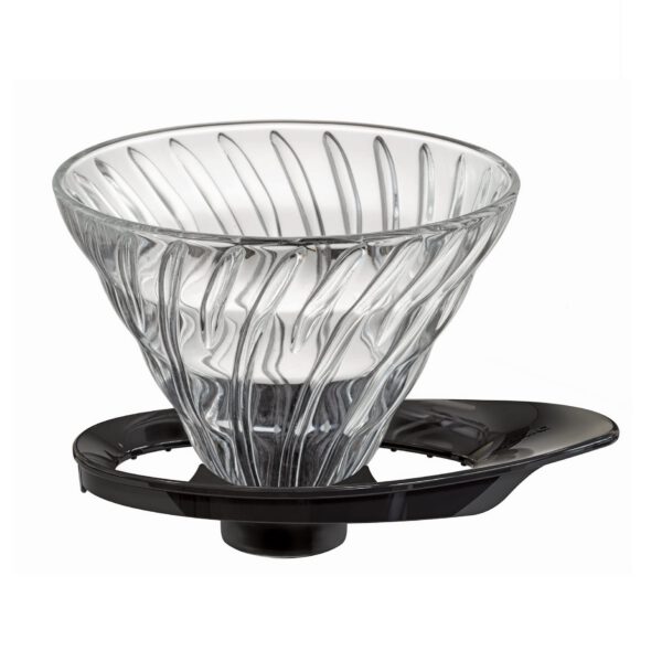 Hario V60 Glass Coffee Dripper Black