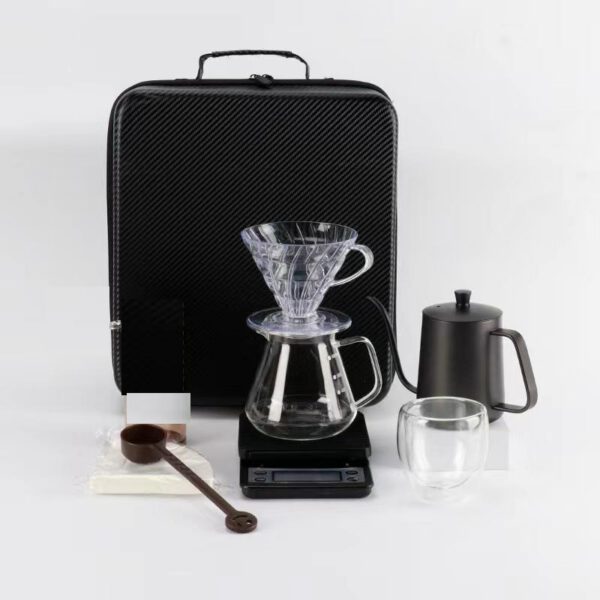 V60 Brew Set Bag With Barista Space Grinder